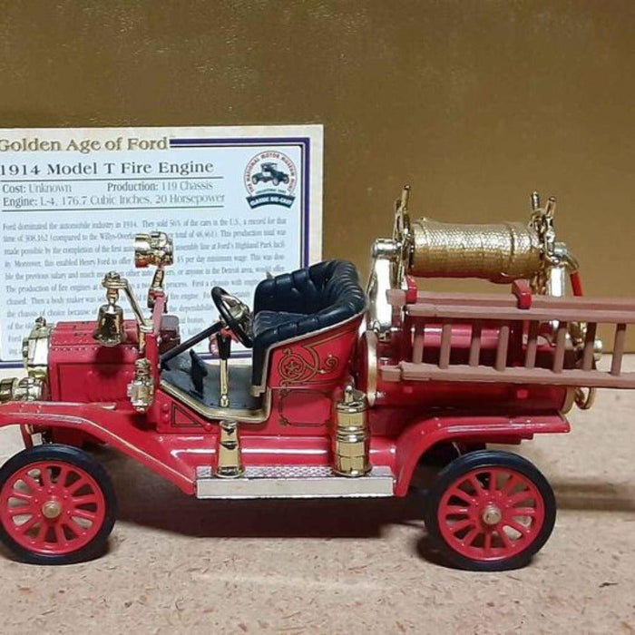 Classic Car - 1914  Fire Truck "Golden Age of Ford"