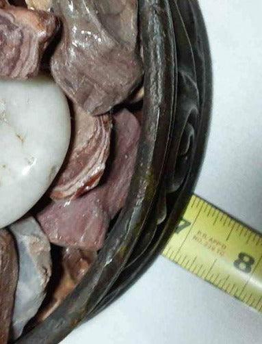 Cast Iron planter- rocks not included