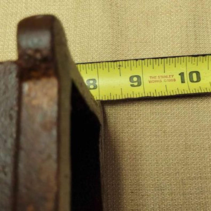 Vase - Cast Iron -  with fleur de lis pattern