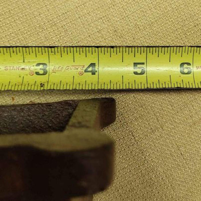 Vase - Cast Iron -  with fleur de lis pattern