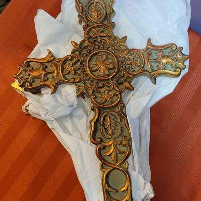 Cross -  Decorative rugged cross NEW!- Store Sample