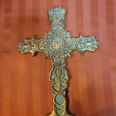 Cross -  Decorative rugged cross NEW!- Store Sample