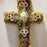 Unique 8" Wooden Cross with Preserved Moss - Natural Wall Decor (NEW!)