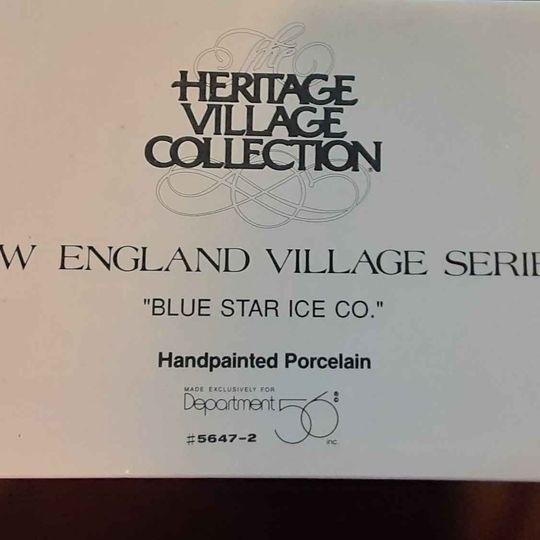 Collectible - Department 56 Blue Star Ice Co