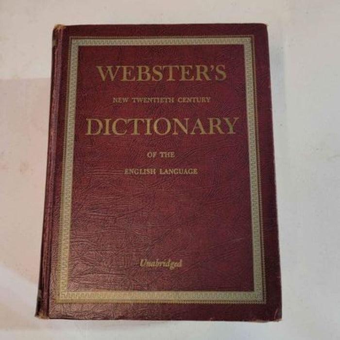 Book - Webster's New Twentieth Century Dictionary 1952