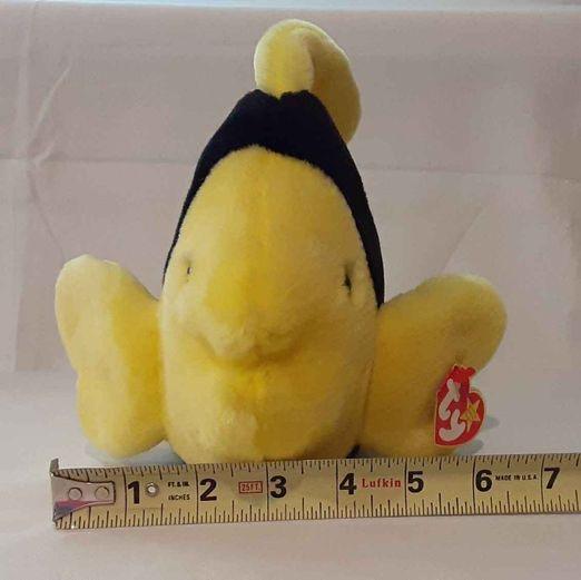 Plush -  TY Beanie Baby Fish Biddy Bubbles-stuffed animal  NEW!