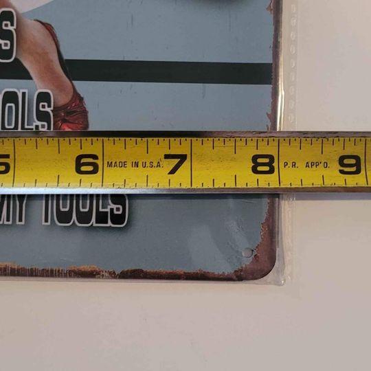 Art - Garage Rules metal sign