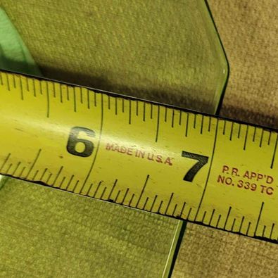 Kitchen - Green Depression Glass Plate