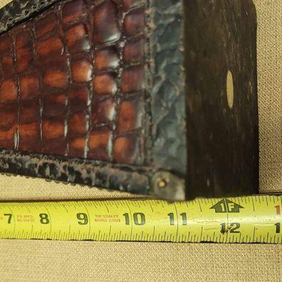 Candle Holder- Leather Large