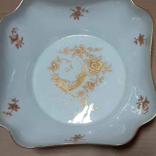 Vintage - Exclusivite Chamart limoges Bird of Paradise bowl