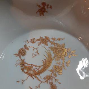 Vintage - Exclusivite Chamart limoges Bird of Paradise bowl