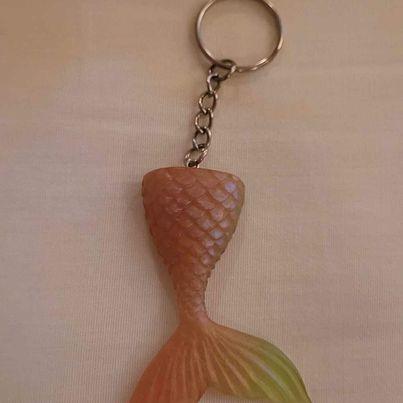 Jewelry - Mermaid Tail Epoxy Resin Keychain - Choice of Colors - Limited Quantities