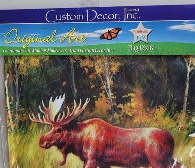 Yard and Garden - Moose Yard Flag