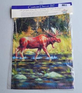 Yard and Garden - Moose Yard Flag