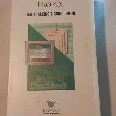 Office - Quick Books pro 4x VHS beginning, advanced, time tracking, intermediate, inventory payroll