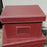 Box - 2 Decorative red storage boxes
