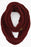 Accessories - Ribbed Infinity Scarves (Set of 2) Burgundy and Lt Grey-- NEW with TAGS