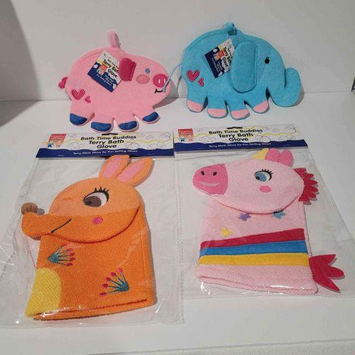 Bath - Animal Bath Time Buddies-Bath Gloves