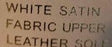 Shoes - White Satin Colorful Creations size 9 1/2 D
