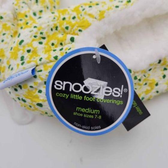 Snoozies Slippers - yellow  M 7/8 Non-skid soles