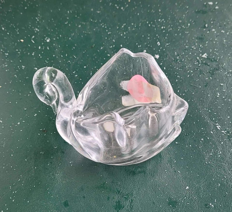 Glass - Biederman Glass Swan Dish