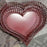 Trays 3 Heart trays- approx 12 , 13, 14" great shape