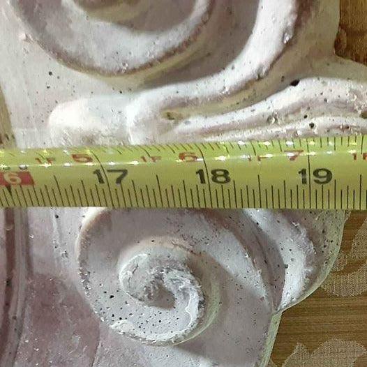 Mirror - White Wall Mirror hangers on top and bottom