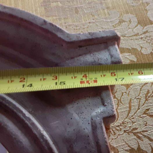 Mirror - White Wall Mirror hangers on top and bottom